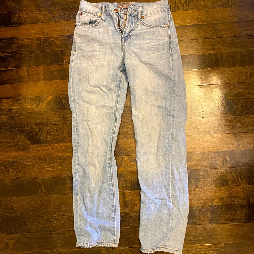 JCREW Point Sur Light Was High Rise Jeans